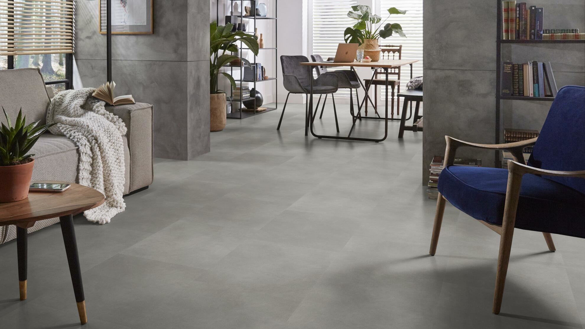 Peckham Light Grey Klik PVC