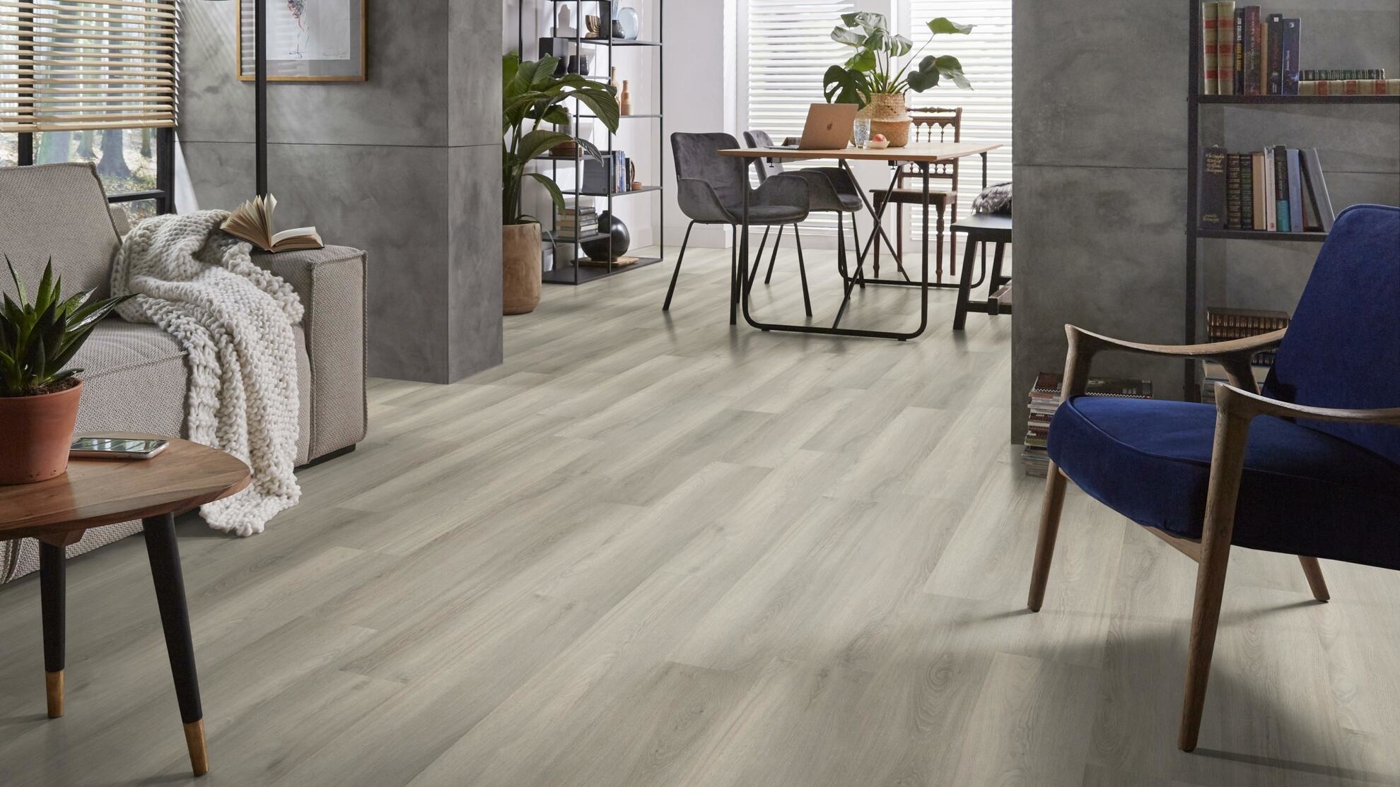 Paddington Light Grey Klik PVC