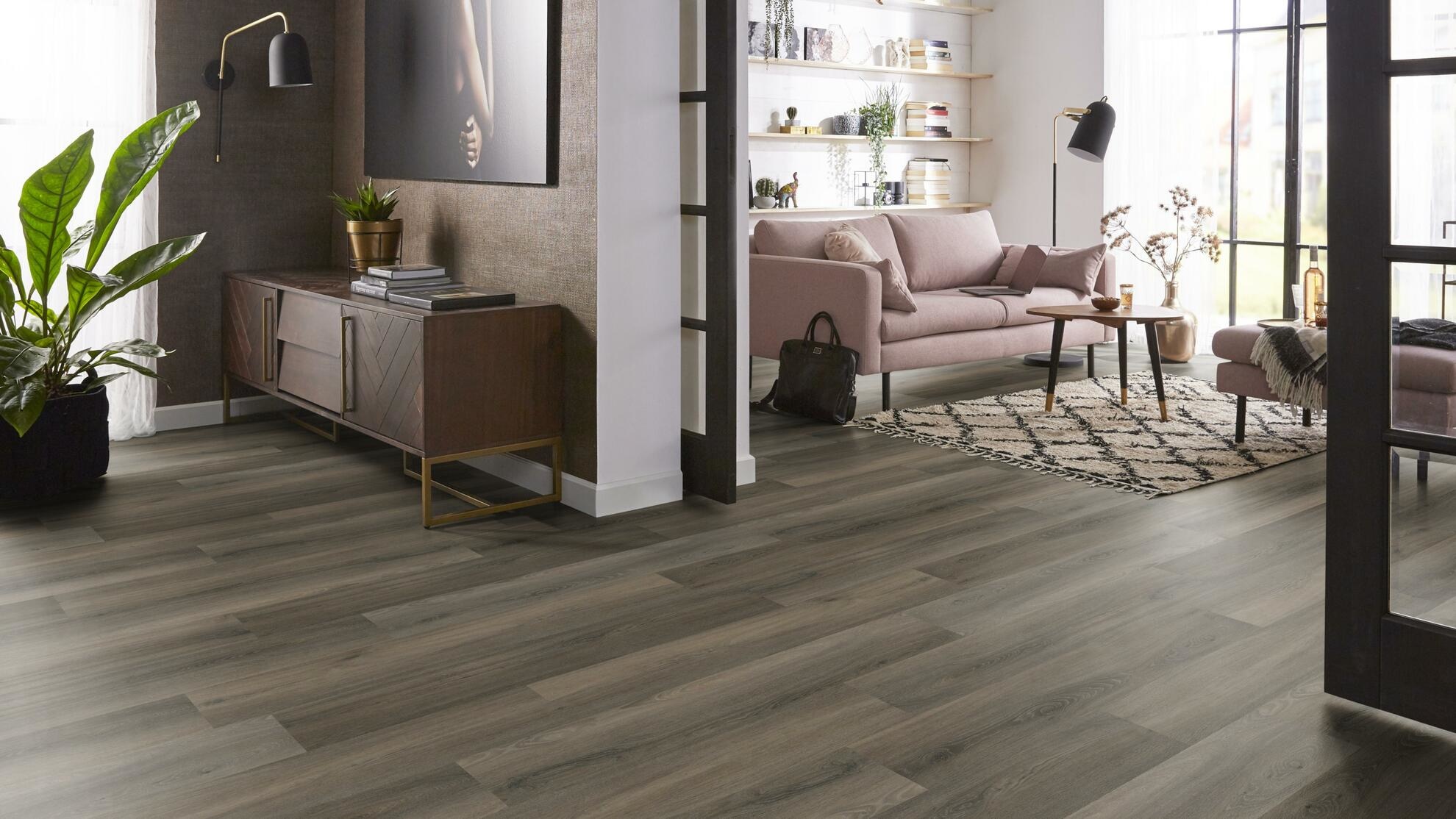 Paddington Dark Grey Klik PVC