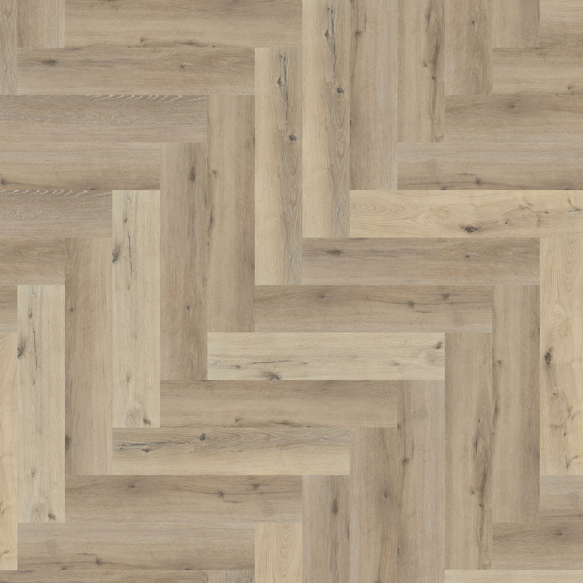 Yup Visgraat Light Oak Klik PVC