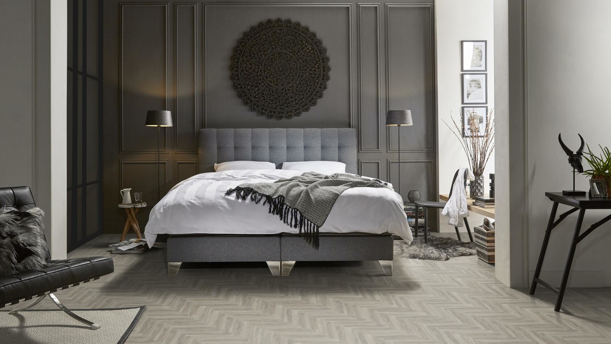 Yup Visgraat Light Grey Plak PVC