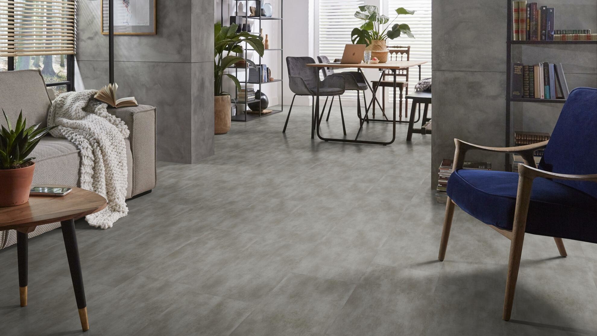 The Rocks Blue Grey XL Plak PVC