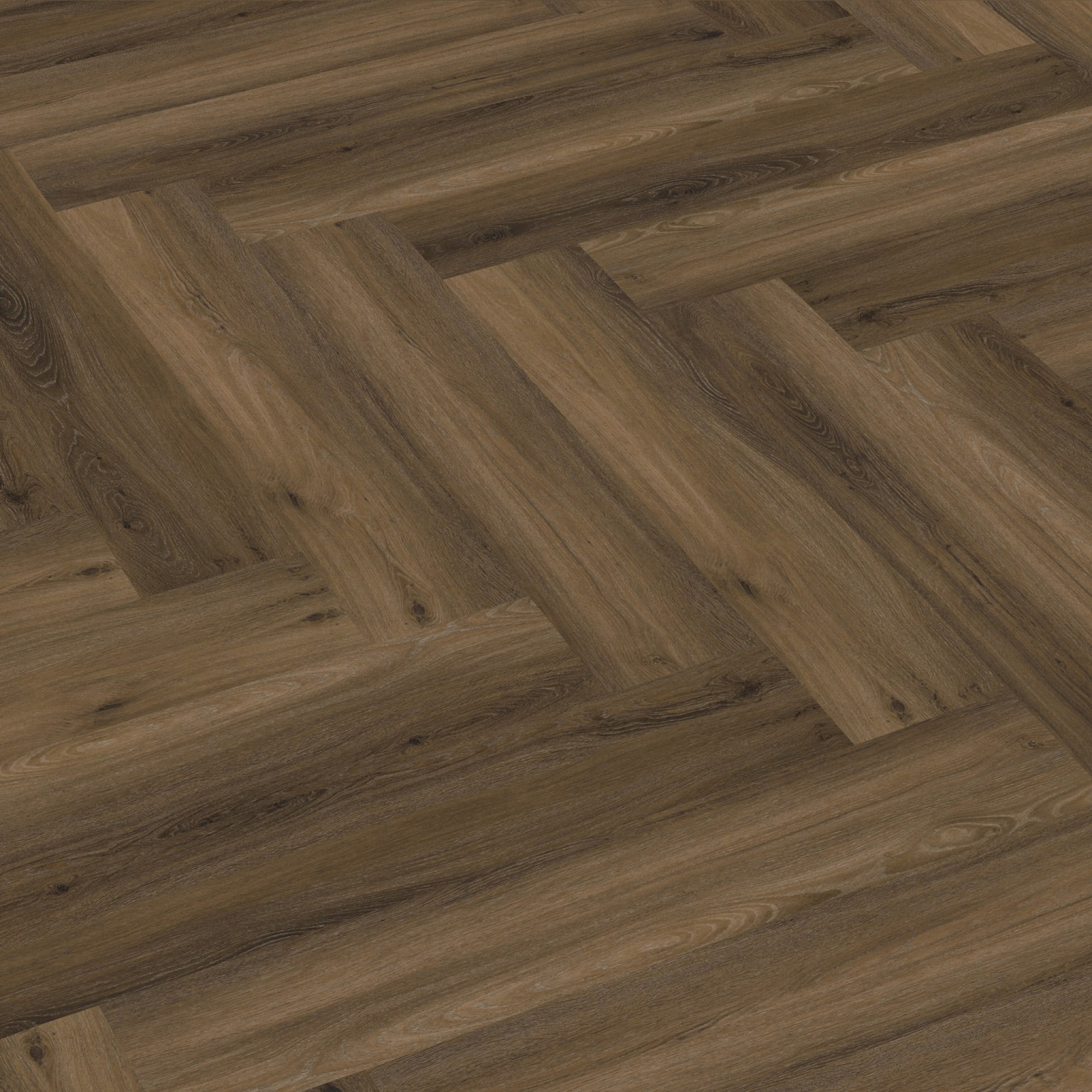 Yup Visgraat Warm Brown Plak PVC