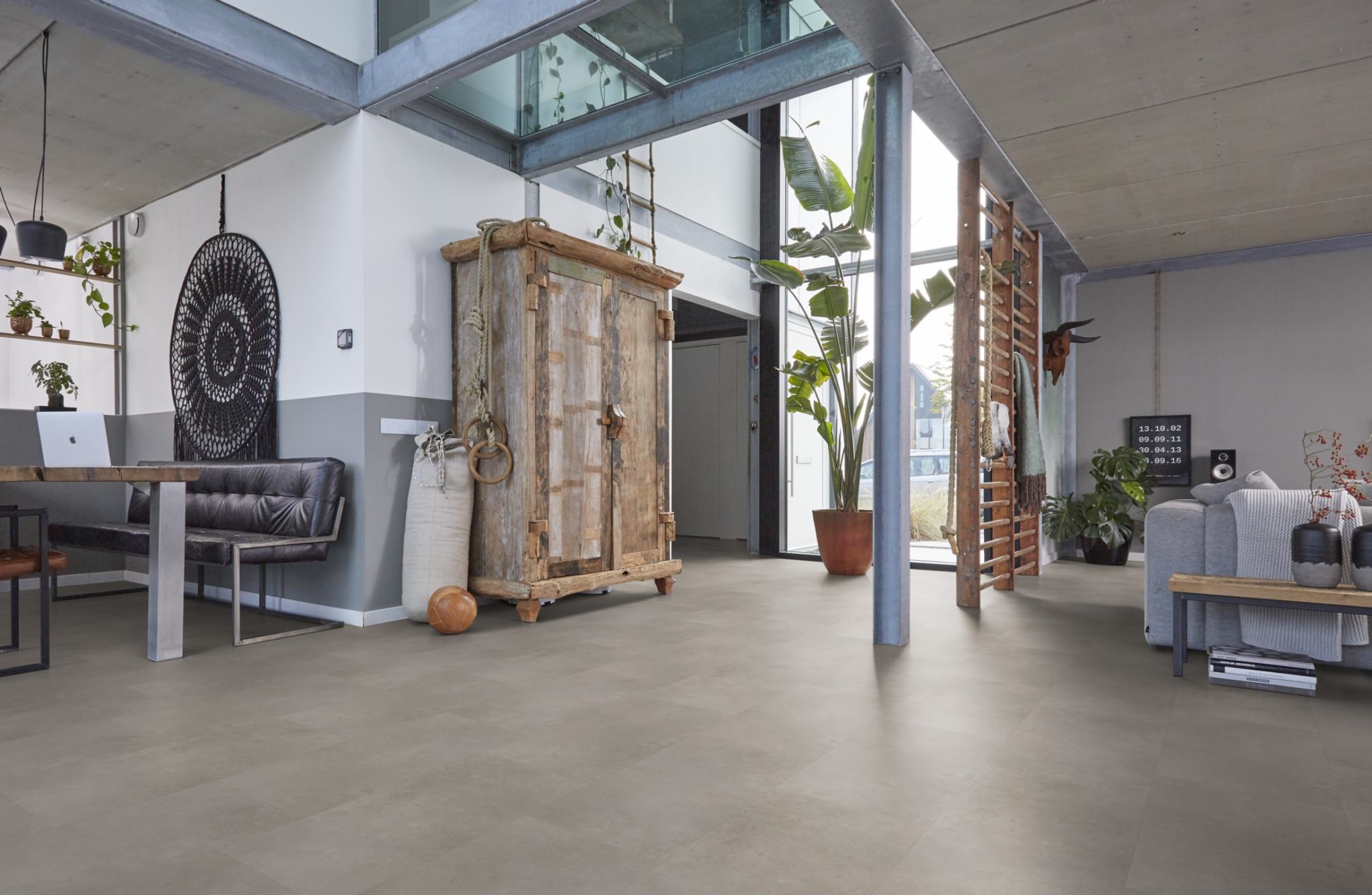 Southwark Light Grey Klik PVC