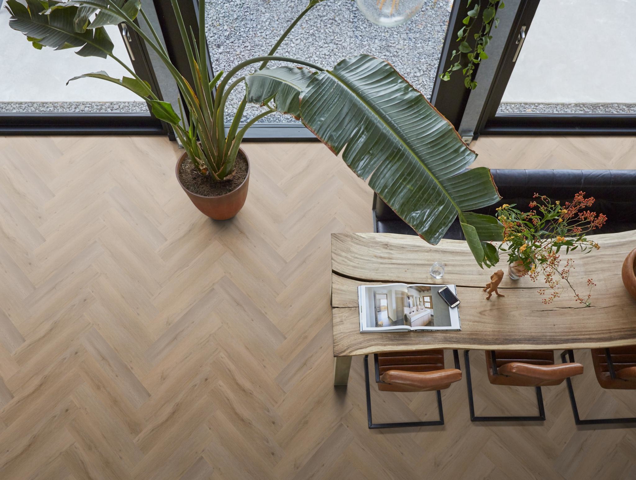 Yup Visgraat Leyton Natural Oak Plak PVC