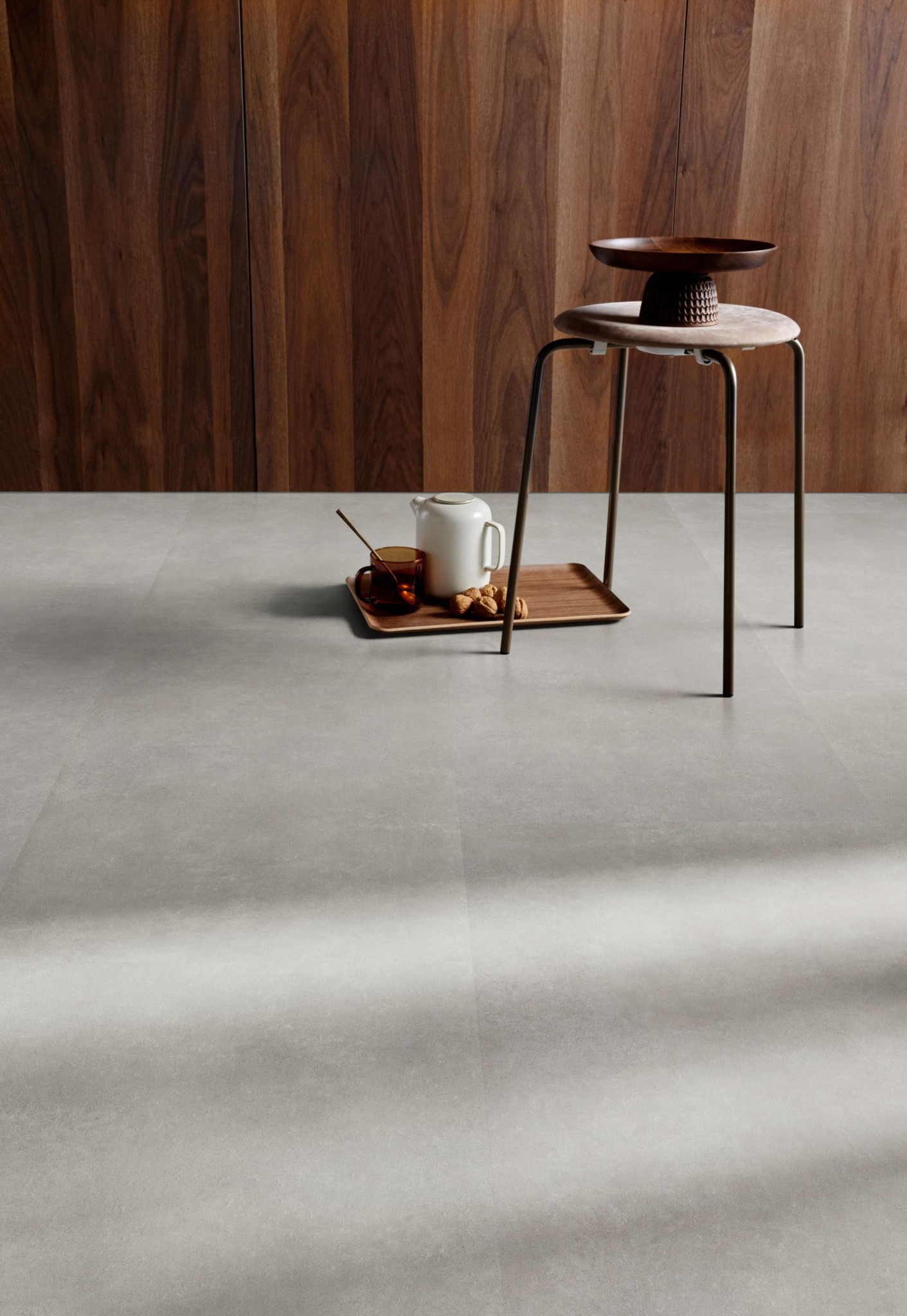 Basic Light Grey 90x45 Klik PVC