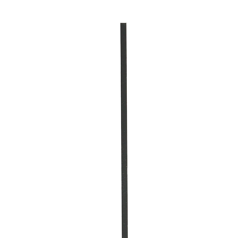 PVC Bies 2,3 x 3,4 mm x 100 cm zwart