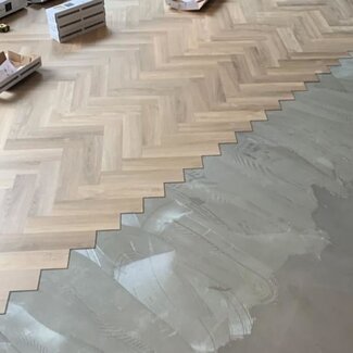 Leggen plak PVC per m2