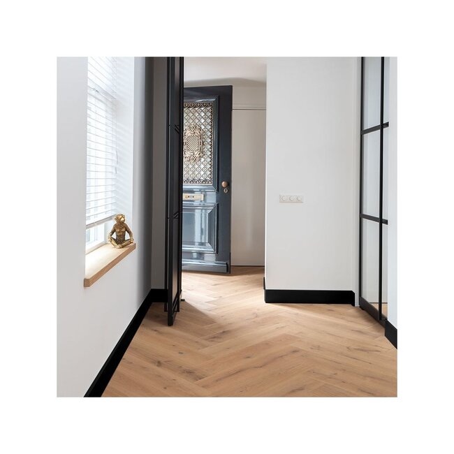 Gelakte MDF Plint Strak RAL 9005