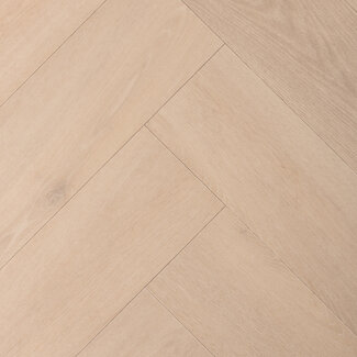 yarenza. Baroque Visgraat XL White Wash Beige Plak PVC