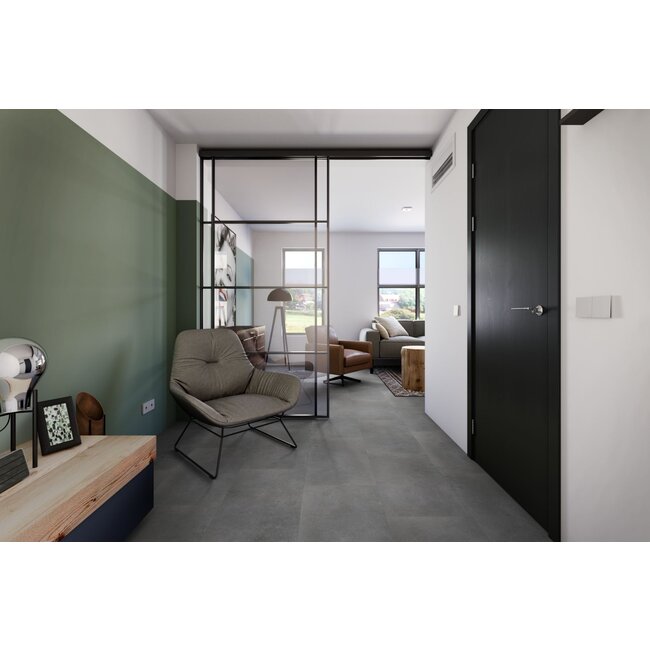 Yarenza. Leisteen dark grey 0,55mm Plak PVC