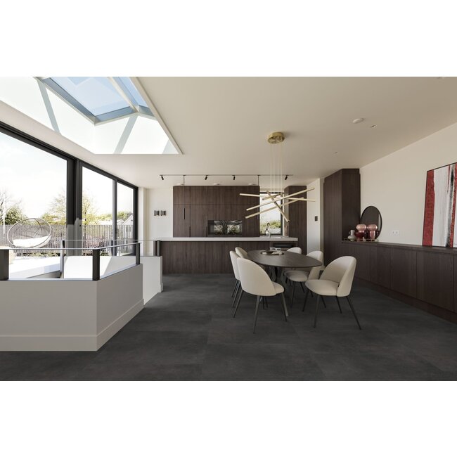 Yarenza. Leisteen XL anthracite 0,55mm Plak PVC