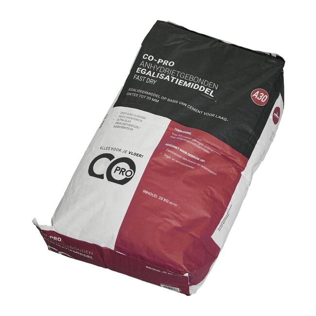 Co-pro Anhydrietgebonden Egalisatiemiddel A30 Fast Dry 20kg