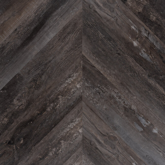 Yarenza. Lux Tenebrae Hongaarse Punt Charred Black Oak Plak PVC