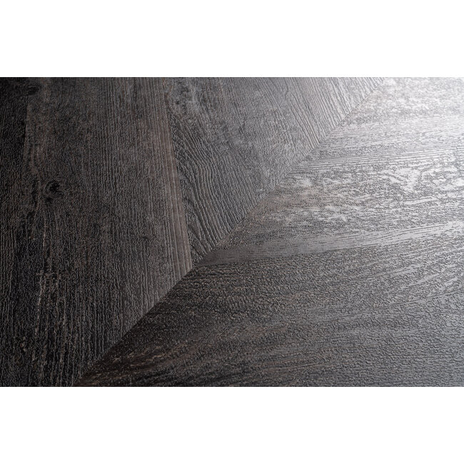 Yarenza. Lux Tenebrae Hongaarse Punt Charred Black Oak Plak PVC