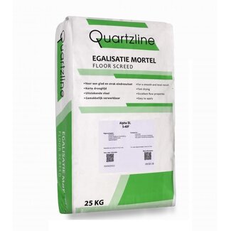 Quartzline Gipsgebonden Egaline Vezelversterkte Egaline 2-20mm 25KG