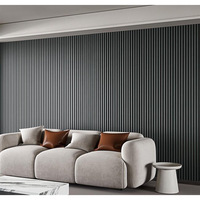 Yarenza. Wandpaneel Zwart Eiken 260cm