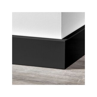 Gelakte MDF Plint Strak RAL 9005