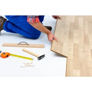 Laminaat rechte plank incl. plaatsen ondervloer