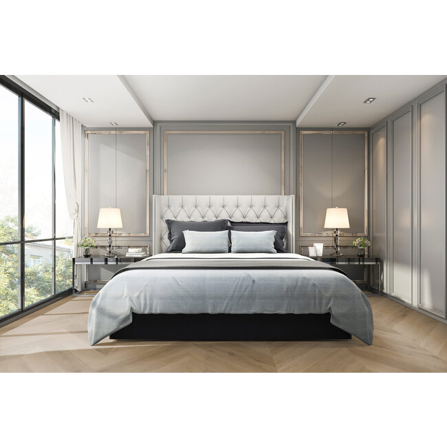 Yarenza. Lux Tenebrae Hongaarse Punt Warm Oak Plak PVC