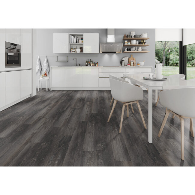 Yarenza. Lux Tenebrae Rechte Plank Charred Black Oak Plak PVC