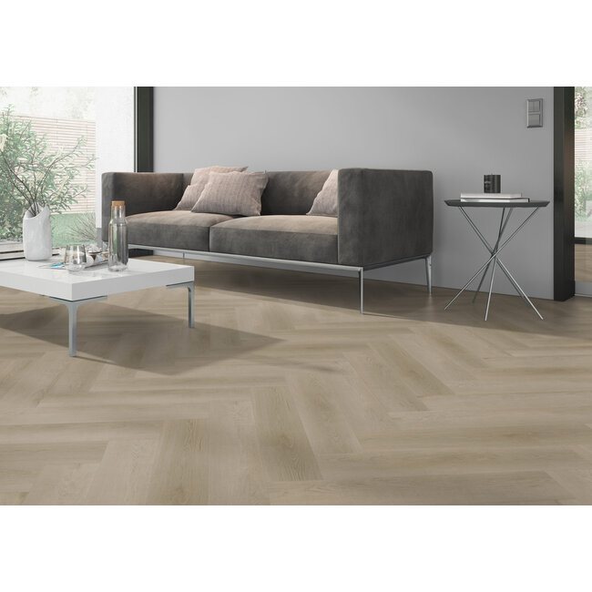 Yarenza. Lux Tenebrae Visgraat Natural Oak Plak PVC