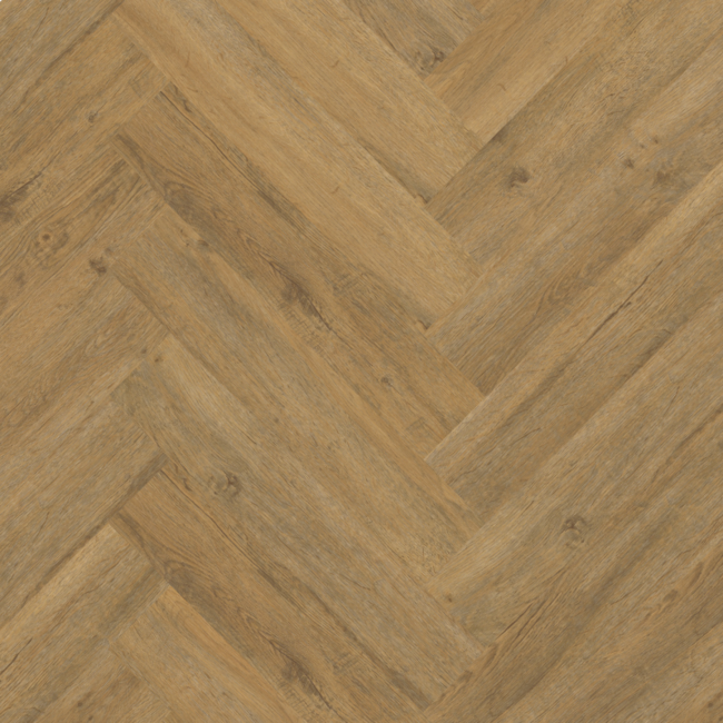 Yarenza. Oakwood Visgraat Dark Oak Klik PVC