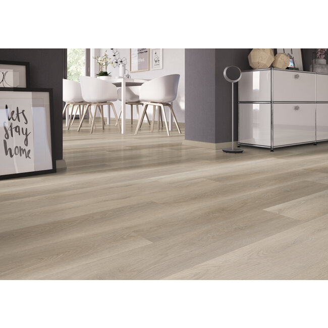Yarenza. Oakwood Rechte Plank Beige Klik PVC