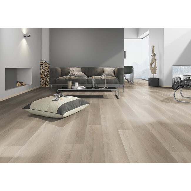 Yarenza. Oakwood Rechte Plank Beige Klik PVC