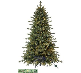 Kunstkerstboom met verlichting - Norway Spruce - 150 cm - PE / PVC - 250 LED lampjes Kunstkerstboom met verlichting - Norway Spruce - 150 cm - PE / PVC - 250 LED lampjes