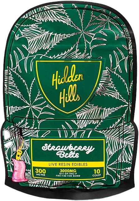 Hidden Hills Strawberry Belts - 3000mg PDD