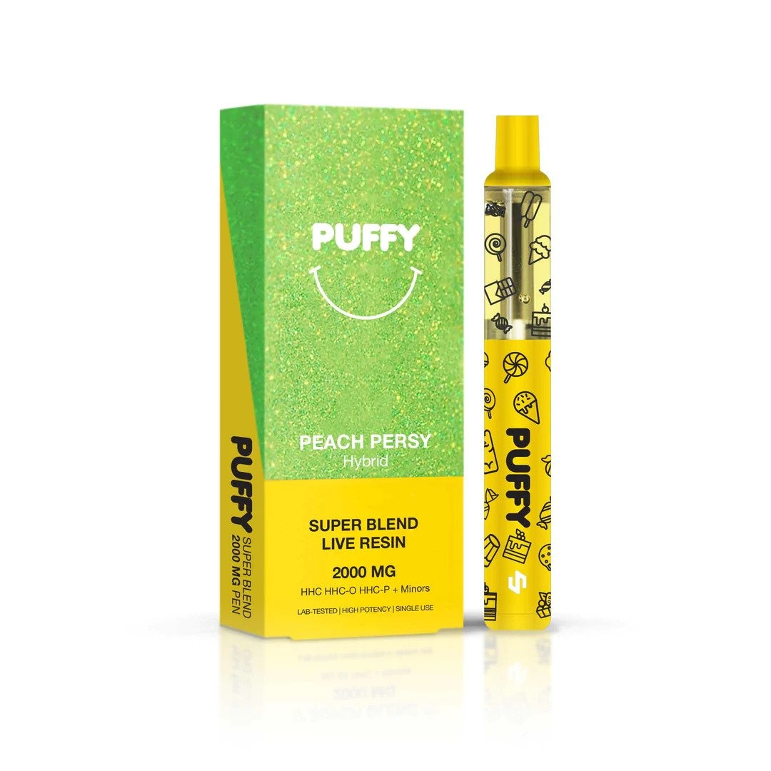 Puffy Peach Persy Super Blends HHC hybrid Disposable (2grams)
