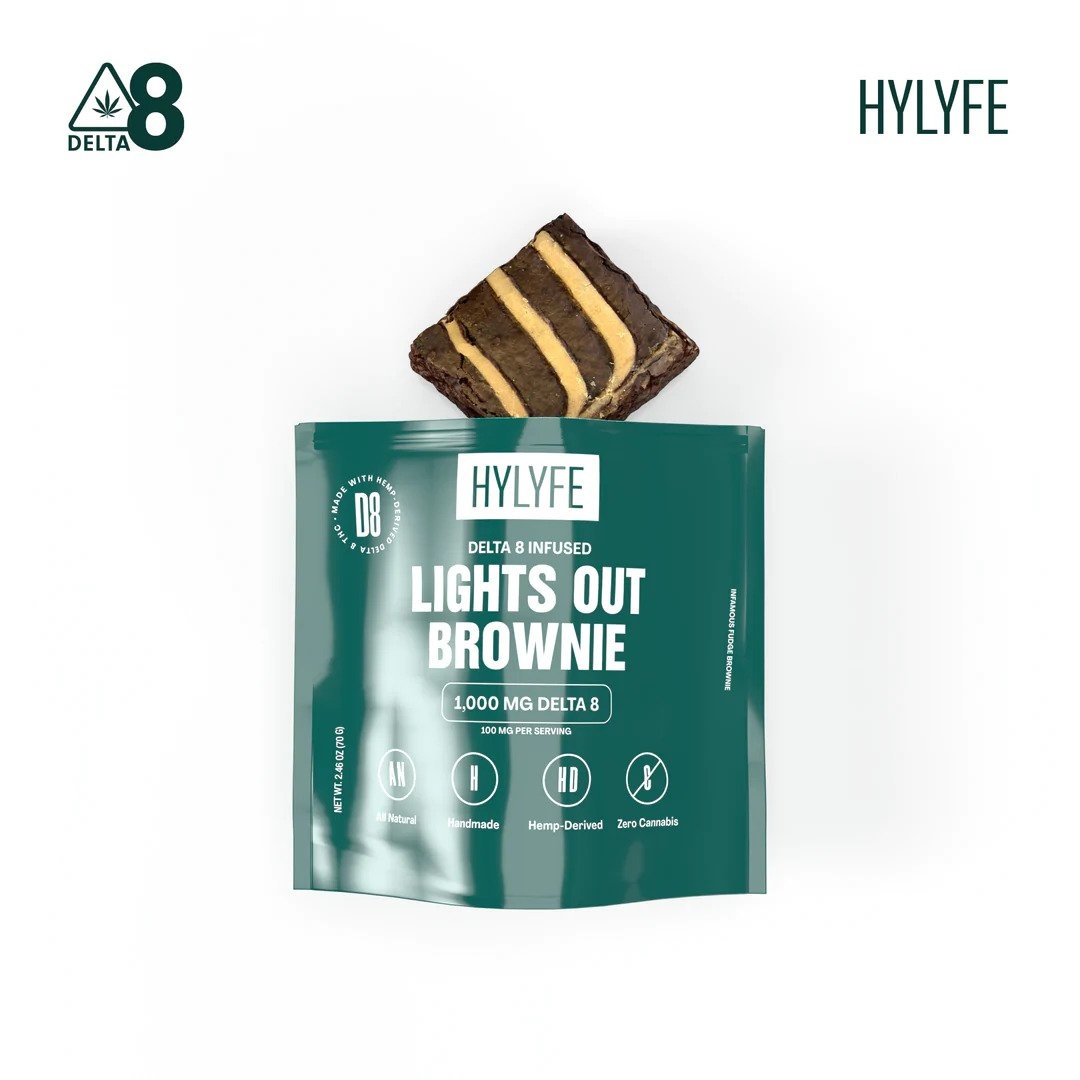 Hylyfe Lights Out Delta 8 Brownie 1000mg
