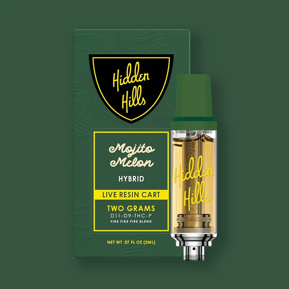 Hidden Hills Fire Fire Blend Mojito Melon Hybrid Cartridge (2grams)