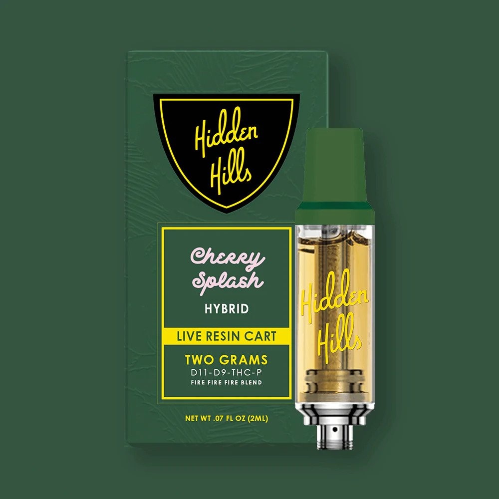 Hidden Hills Fire Fire Blend Cherry Splash Hybrid Cartridge (2grams)