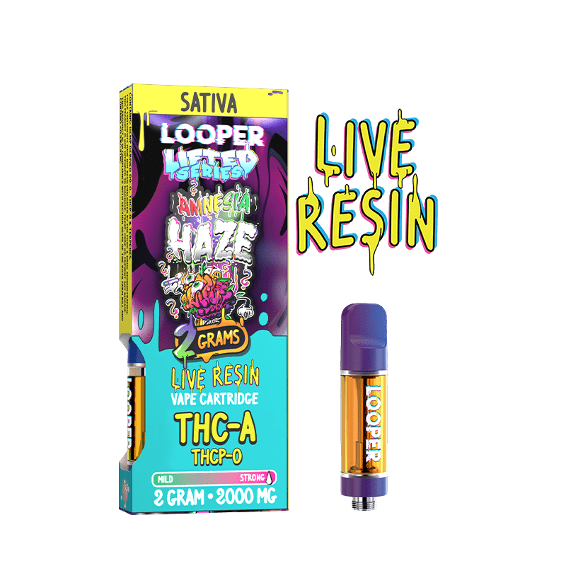 Looper Lifted Series Amnesia Haze D9-O + THCP-O Cartridge (2grams)