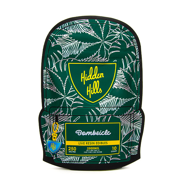 Hidden Hills Live Resin Gummy Shields Bomsible  - 2500mg