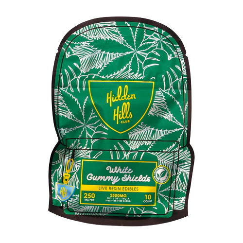 Hidden Hills Live Resin Gummy Shields White Gummie  - 2500mg