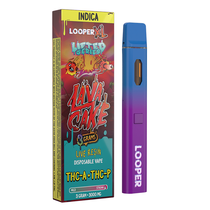 Looper Lifted Series XL Lava Cake D9-O + THCP Disposable (3grams)