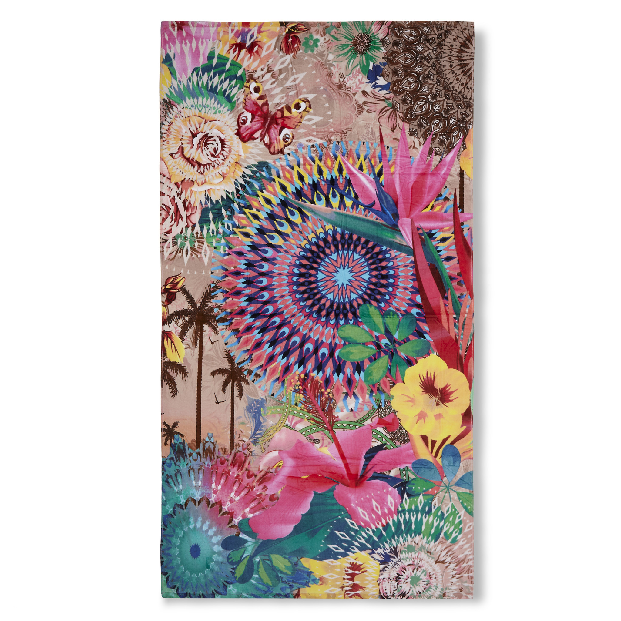 Strandlaken 100x180 velours nr.6695 multi