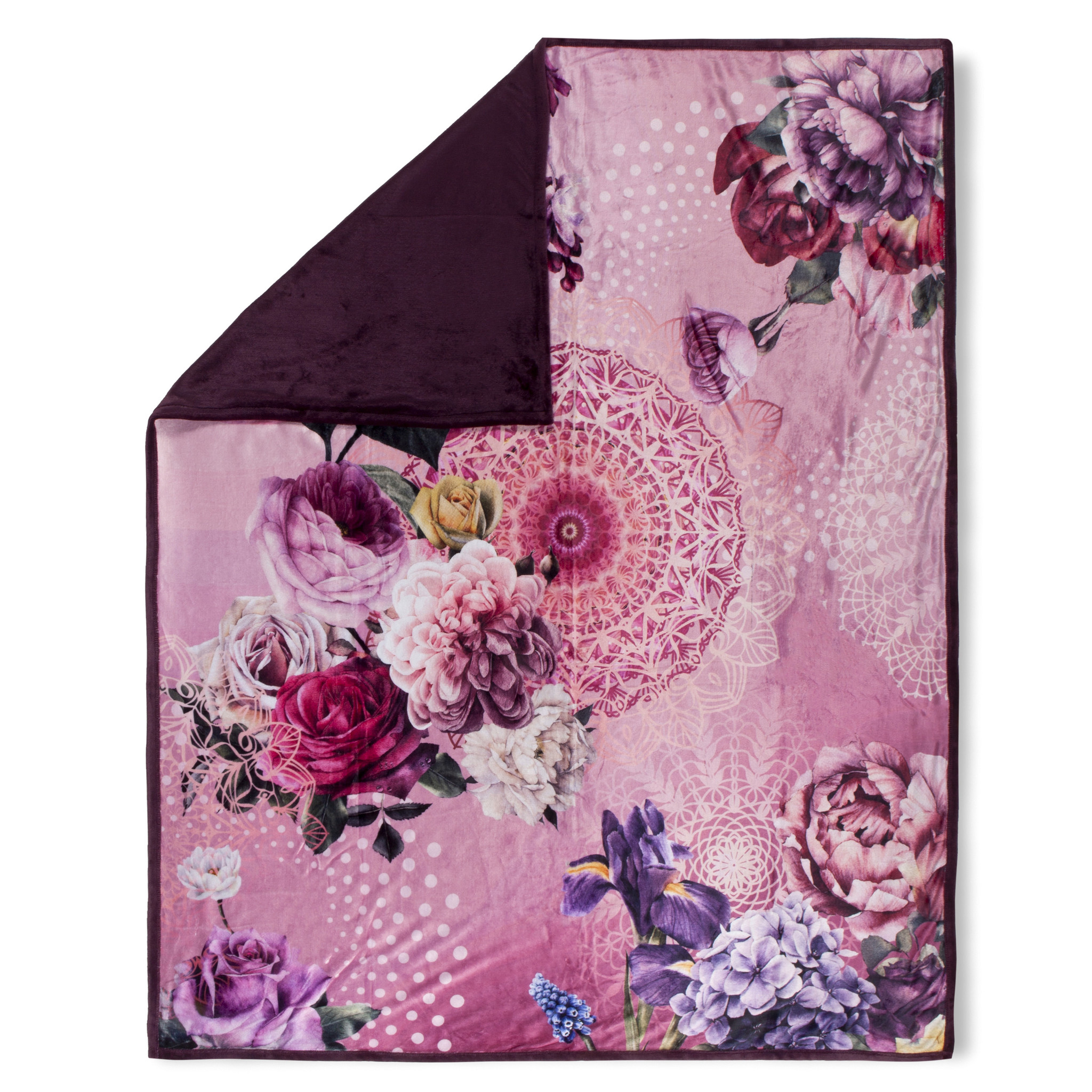 Plaid 130x160 polyester nr.6671 multi
