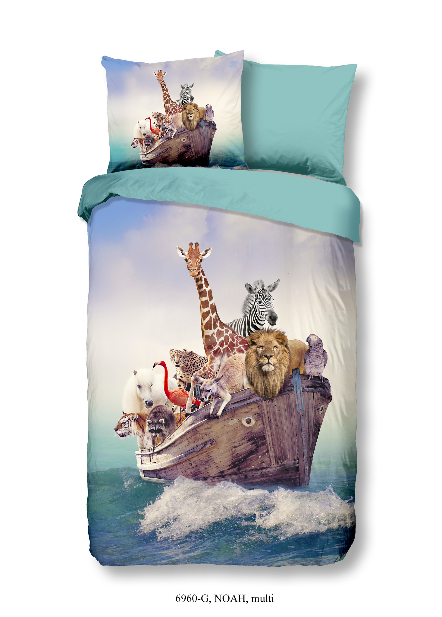Kinderdekbedovertrek 140x220 kids nr.6960 blauw