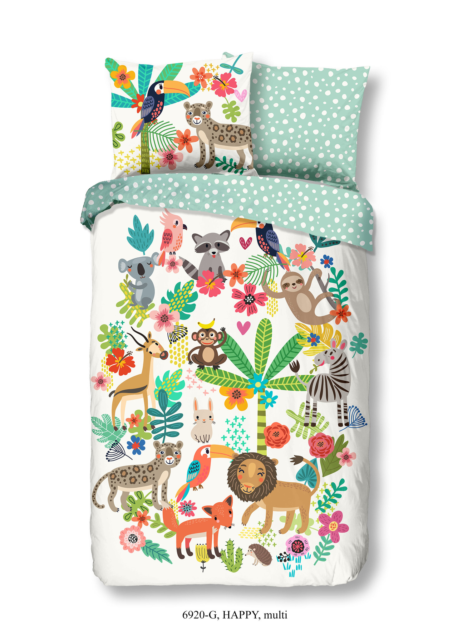 Kinderdekbedovertrek 140x220 kids nr.6920 multi