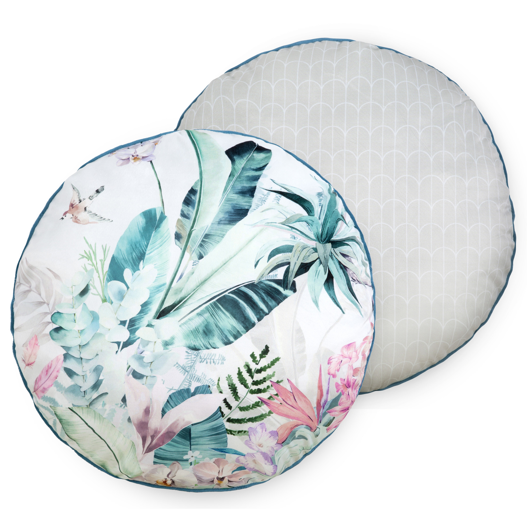 Rond sierkussen 55cm diameter polyester nr.30034 multi