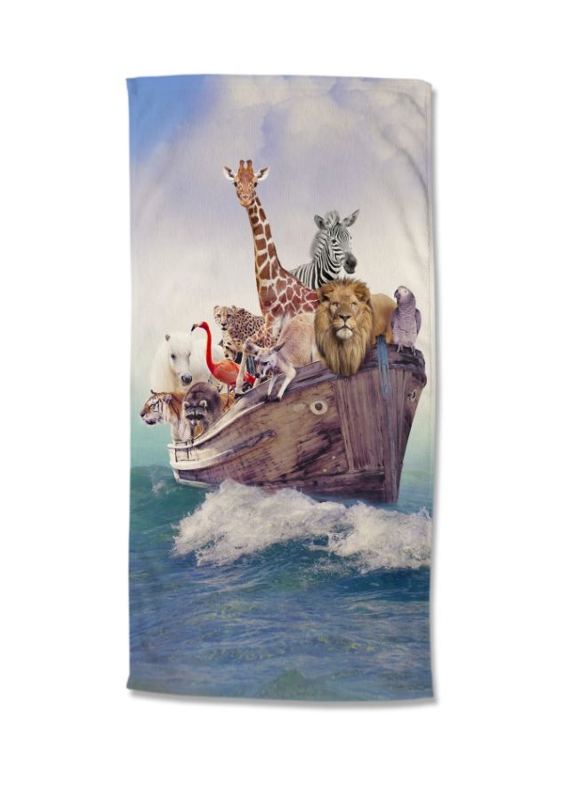 Strandlaken 75x150 poly velours kids nr.6960 multi