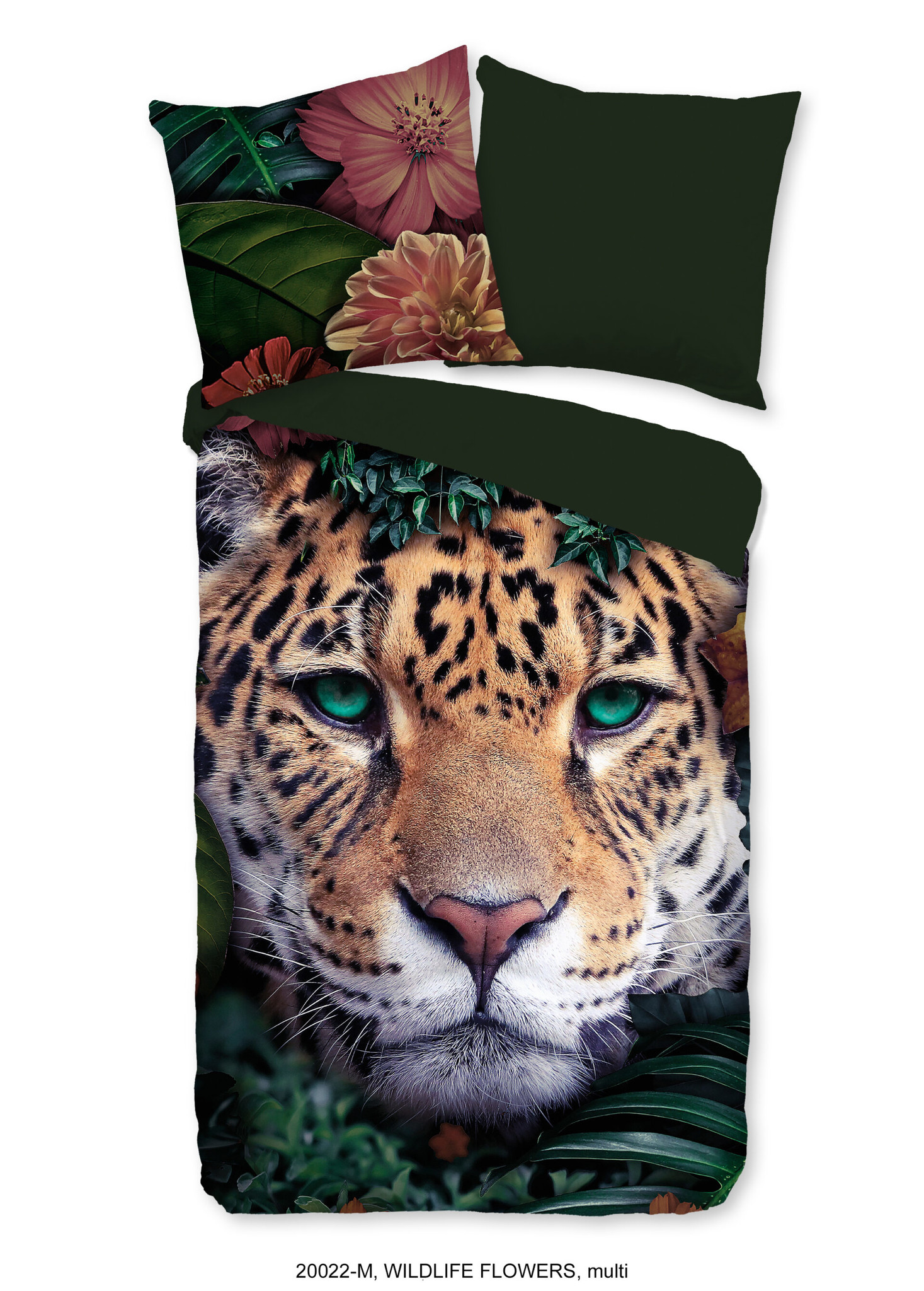 Pure dekbedovertrek 140x220 - Wildlife Flowers - 20022