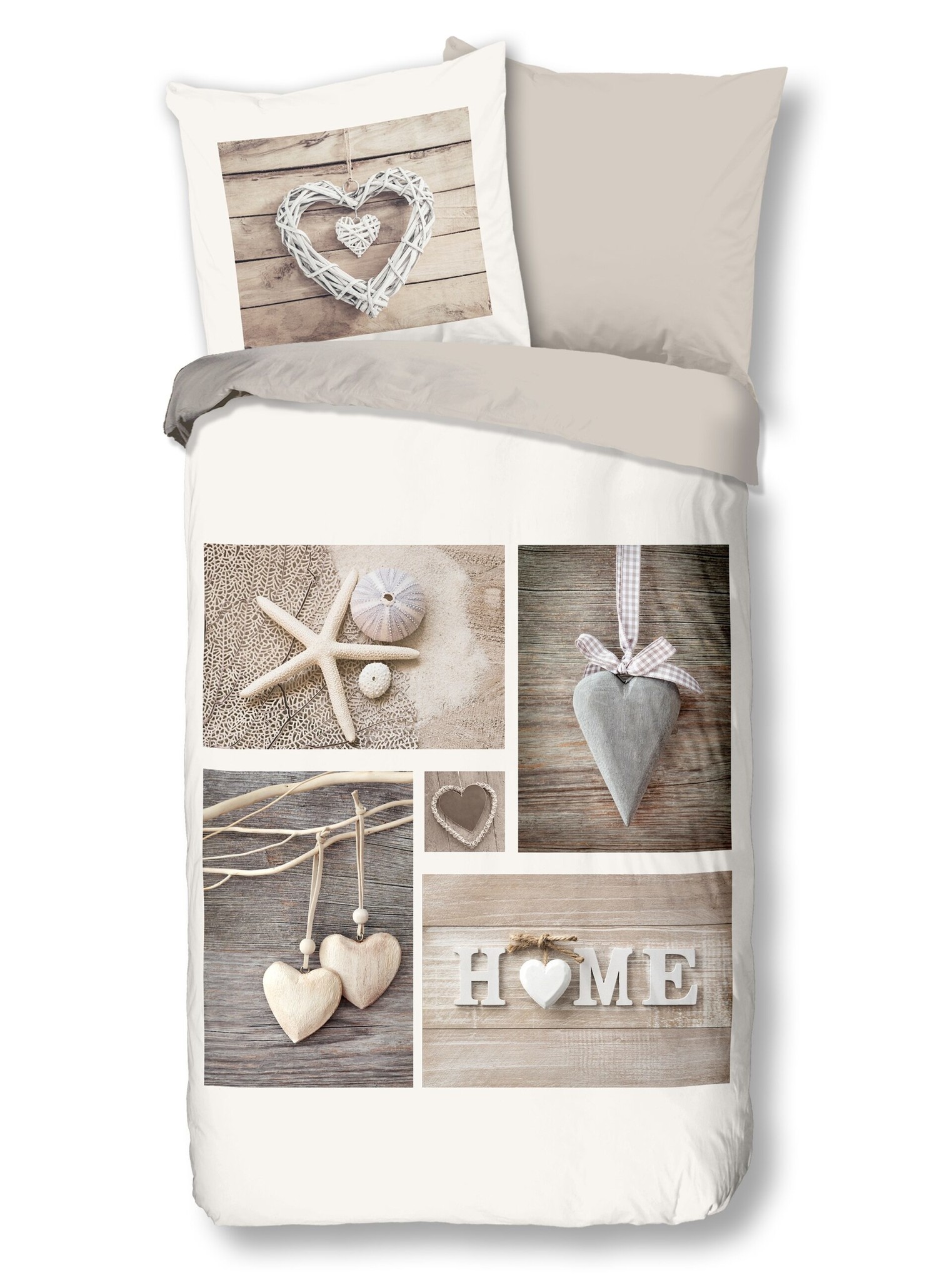 Pure dekbedovertrek 140x220 - Home Sand - nr 6964