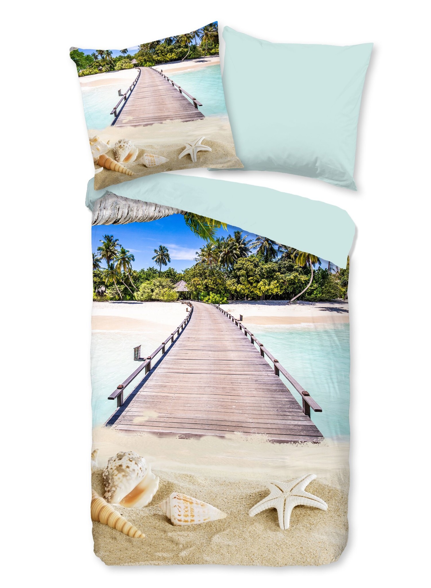 Pure 1-persoons dekbedovertrek 140x220 Moana, Multi