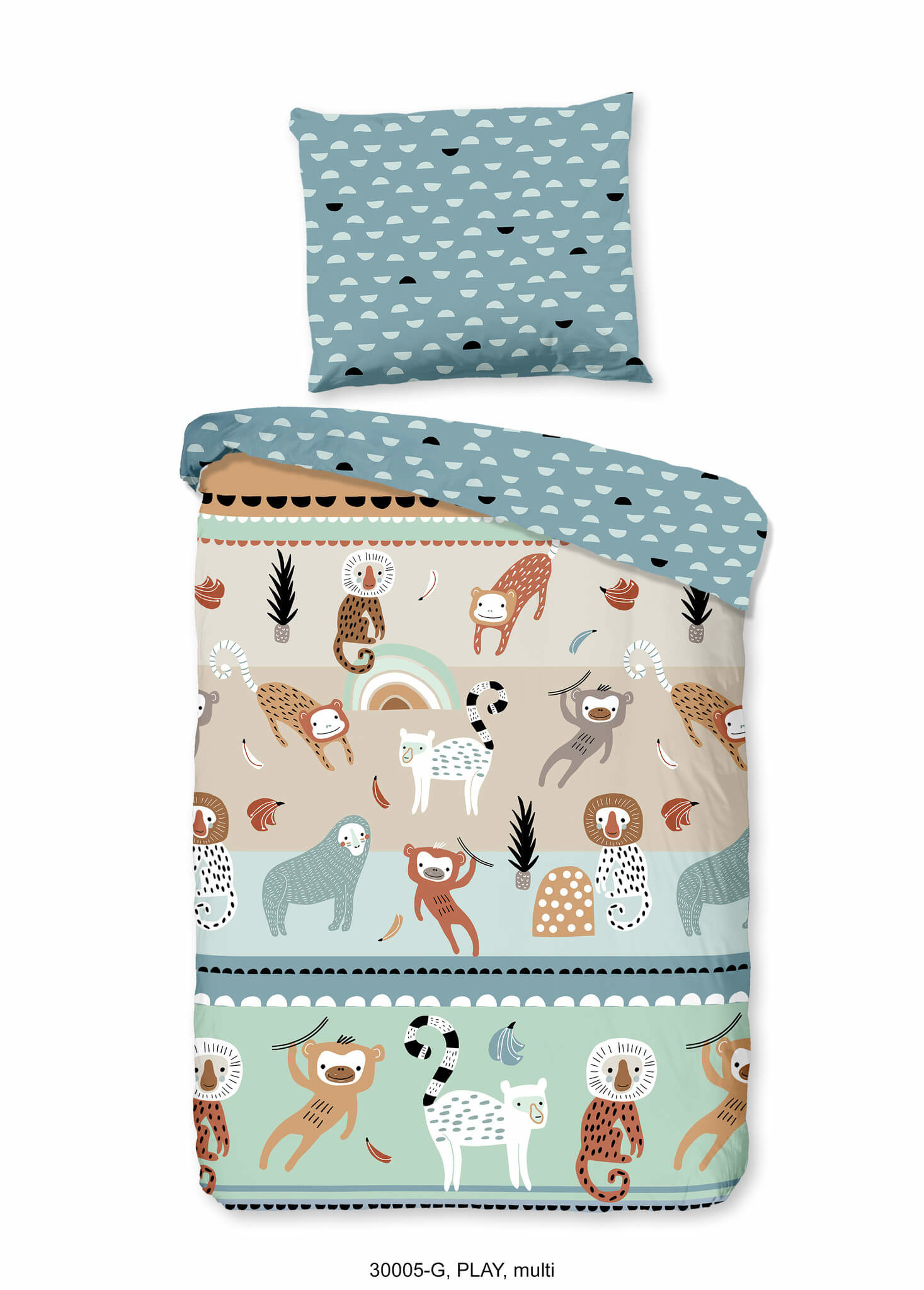 Kinderdekbedovertrek Play 120x150 kids no.30005 multi