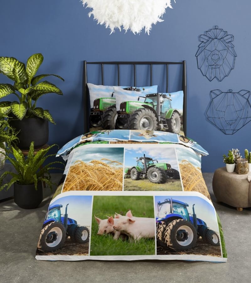 Kinderdekbedovertrek Agri 140x220 kids nr.6888 multi